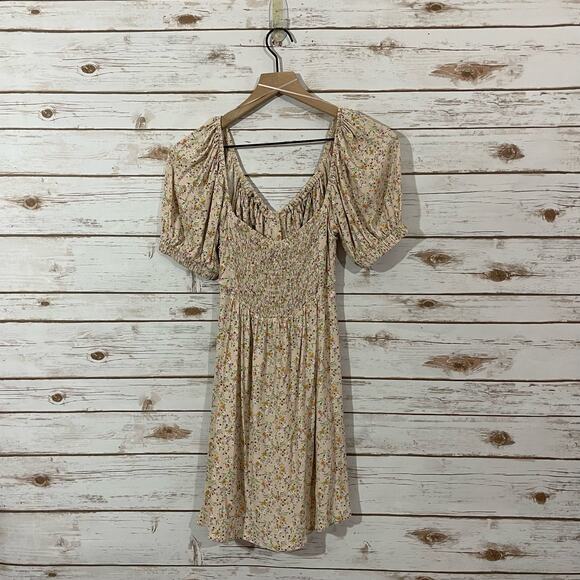 Sophie Rue Floral Puff Sleeve Mini Dress - Small - Picture 11 of 11